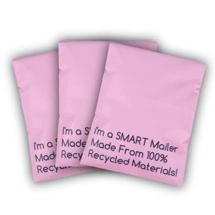 100 Count, 12x15.5 inch 100% Recycled Poly Mailers Eco Friendly Packaging Envelopes Supplies Mailing Bags 2.5 Mil Thick - SMART
100 Count, 12x15.5 inch 100% Recycled Poly Mailers Eco Friendly Packaging Envelopes Supplies Mailing Bags 2.5 Mil Thick - SMART