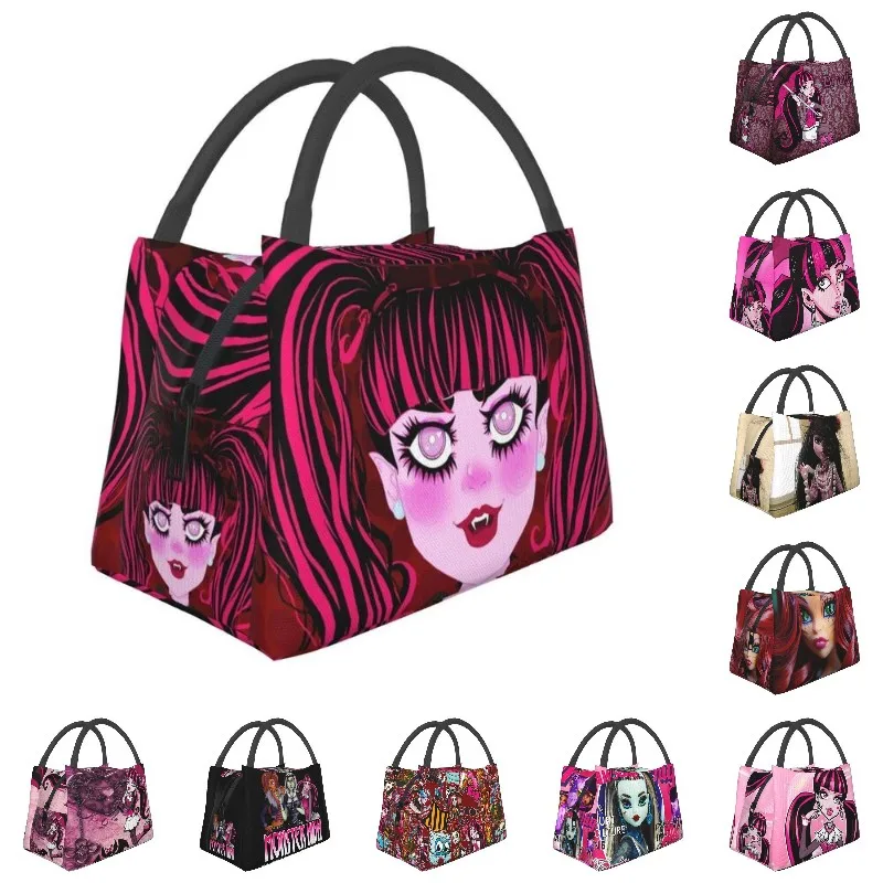 Custom Full Of Love Draculaura Lunch Bag Men Women Cooler Thermal Insulated Lunch Boxes for Work Pinic or Travel lunchbag
Custom Full Of Love Draculaura Lunch Bag Men Women Cooler Thermal Insulated Lunch Boxes for Work Pinic or Travel lunchbag