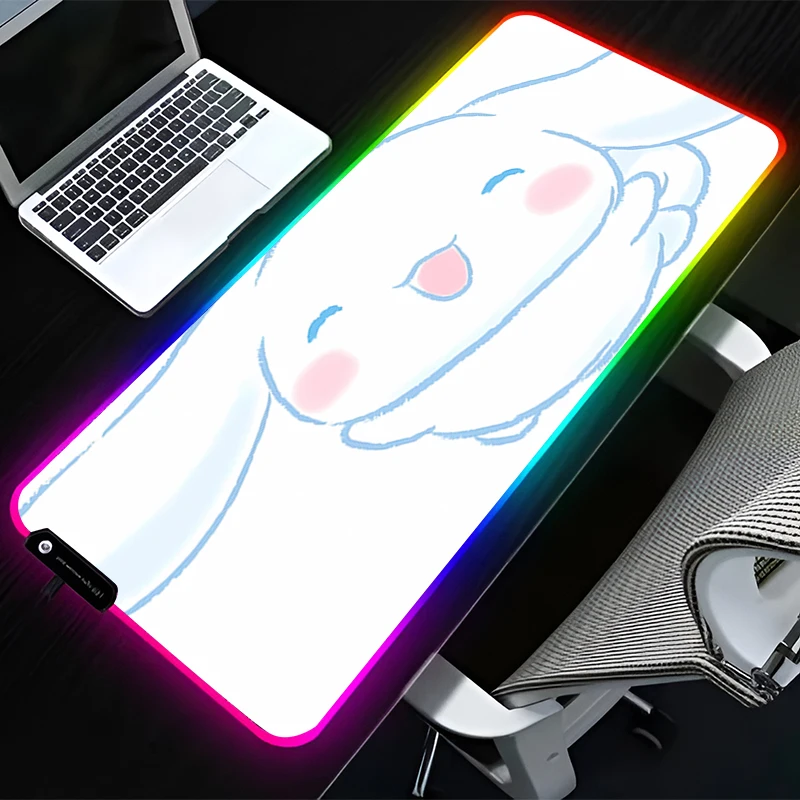 RGB LED Mouse Pad Rubber C-cinnamoroll Mousepad Extended Pad Non Slip Gaming Mats PC Accessories Desk Mat Office HD Keyboard Pad
RGB LED Mouse Pad Rubber C-cinnamoroll Mousepad Extended Pad Non Slip Gaming Mats PC Accessories Desk Mat Office HD Keyboard Pad