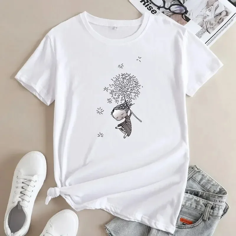 100% Cotton T Shirt Women's Fashion Kawaii Harajuku Graphic T-Shirts Summer Short Sleeve Female Tee Tops Woman Tshirt Clothing
100% Cotton T Shirt Women's Fashion Kawaii Harajuku Graphic T-Shirts Summer Short Sleeve Female Tee Tops Woman Tshirt Clothing