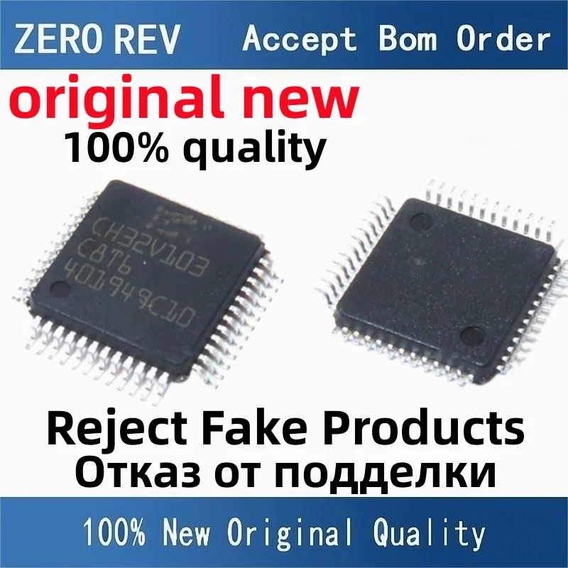 2-10Pcs 100% New CH32V103C8T6 32V103C8T6 32V103 CH32V203C8T6 32V203C8T6 32V203 LQFP-48 LQFP32 Brand new original chips ic
2-10Pcs 100% New CH32V103C8T6 32V103C8T6 32V103 CH32V203C8T6 32V203C8T6 32V203 LQFP-48 LQFP32 Brand new original chips ic