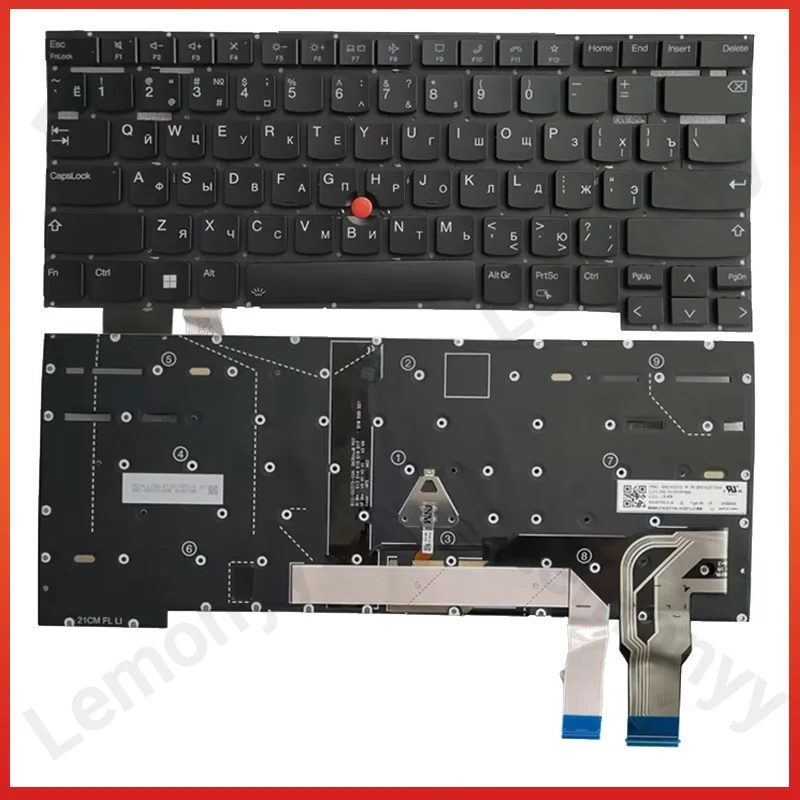НОВАЯ русская клавиатура для ноутбука ThinkPad T14s Gen 2 P1 GEN4 X1 Extreme Gen4 без рамки с подсветкой
НОВАЯ русская клавиатура для ноутбука ThinkPad T14s Gen 2 P1 GEN4 X1 Extreme Gen4 без рамки с подсветкой