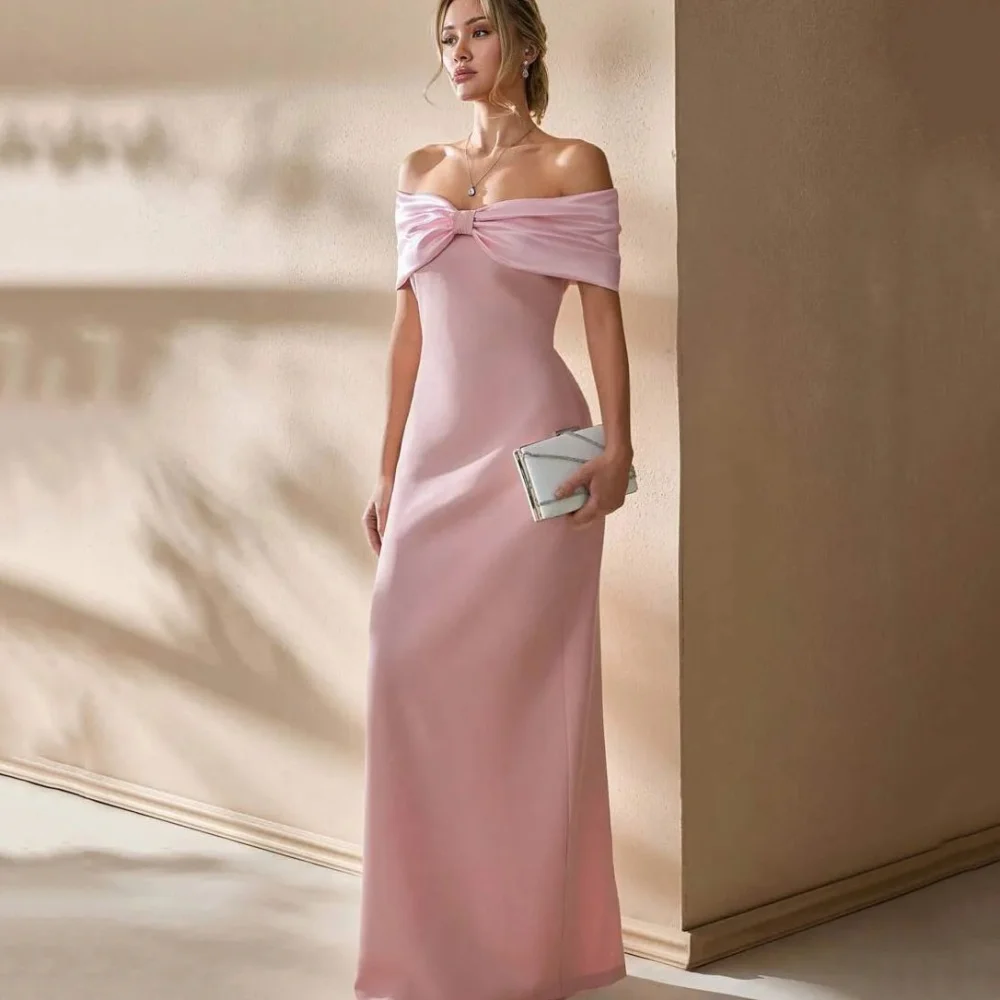 Elegant Customized Prom Dresses Strapless Sheath Party Gowns Simple Off Shoulder Evening Dress Vestido De Novia
Elegant Customized Prom Dresses Strapless Sheath Party Gowns Simple Off Shoulder Evening Dress Vestido De Novia