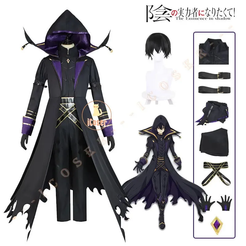 Kagenou Cid Cosplay Costume Wig Anime The Eminence In Shadow Uniform Cloak Shadow Garden Minoru Kagenou Halloween Party Men Boys
Kagenou Cid Cosplay Costume Wig Anime The Eminence In Shadow Uniform Cloak Shadow Garden Minoru Kagenou Halloween Party Men Boys