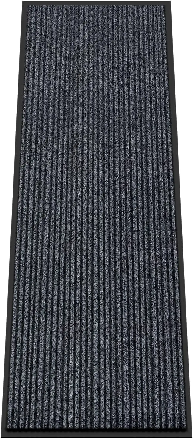 Front Door Mat, 2'x6' Indoor Outdoor Entrance Mat, Heavy Duty Durable Welcome Mat, Rubber Backing Non Slip, Dark Gray
Front Door Mat, 2'x6' Indoor Outdoor Entrance Mat, Heavy Duty Durable Welcome Mat, Rubber Backing Non Slip, Dark Gray