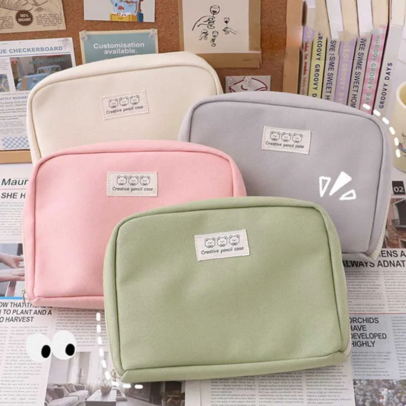Large Capacity Pencil Case Kawaii Pencil Cases School Students Pen Case Supplies Makeup Storage Bag Box Pencils Pouch Stationery
Large Capacity Pencil Case Kawaii Pencil Cases School Students Pen Case Supplies Makeup Storage Bag Box Pencils Pouch Stationery