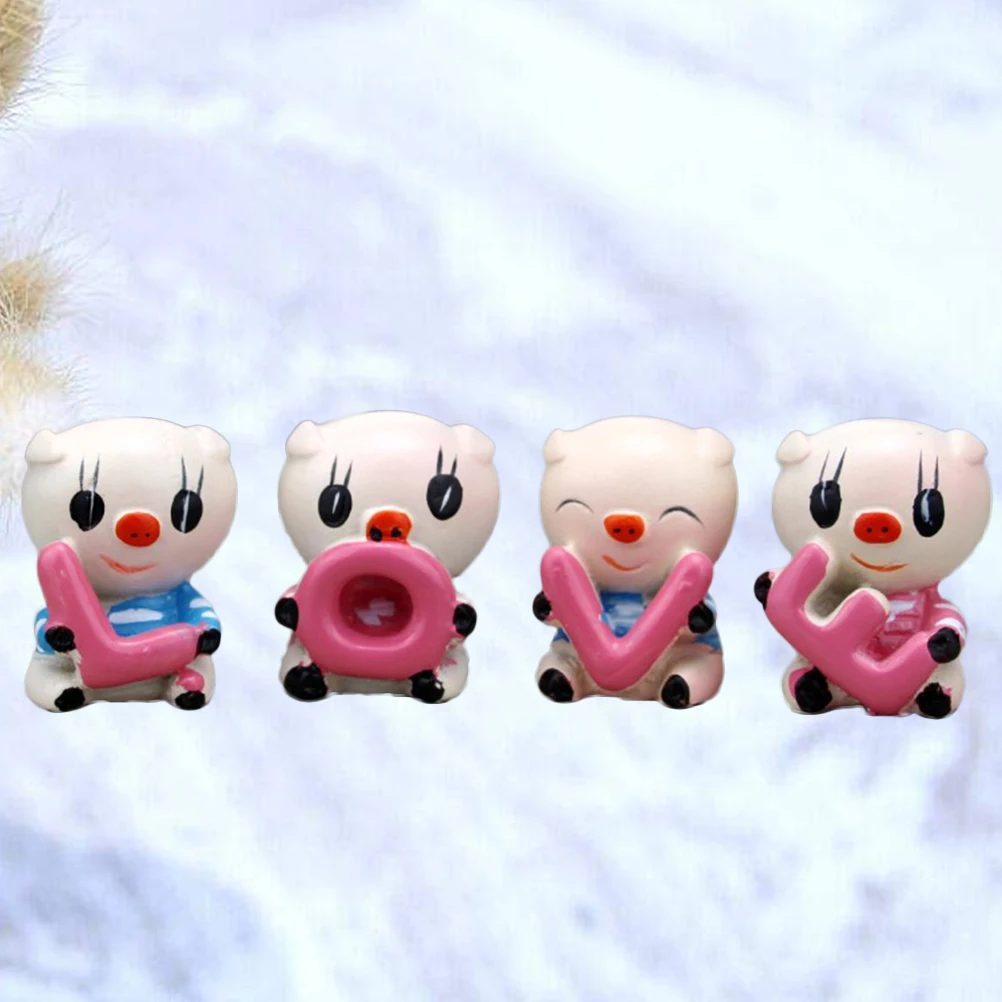 4Pcs Small Portable Resin Pigs Car Dashboard Decor Warm Sweet Design Home Office Decoration Gifts Friends Family Colleagues
4Pcs Small Portable Resin Pigs Car Dashboard Decor Warm Sweet Design Home Office Decoration Gifts Friends Family Colleagues
