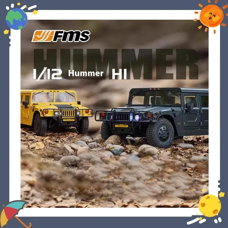 Fms 1/12 Hummer H1 двух/четырехколесный привод, переключение, высокая и низкая скорость, переключение, светодиодная радиоуправляемая модель автомобиля
Fms 1/12 Hummer H1 двух/четырехколесный привод, переключение, высокая и низкая скорость, переключение, светодиодная радиоуправляемая модель автомобиля