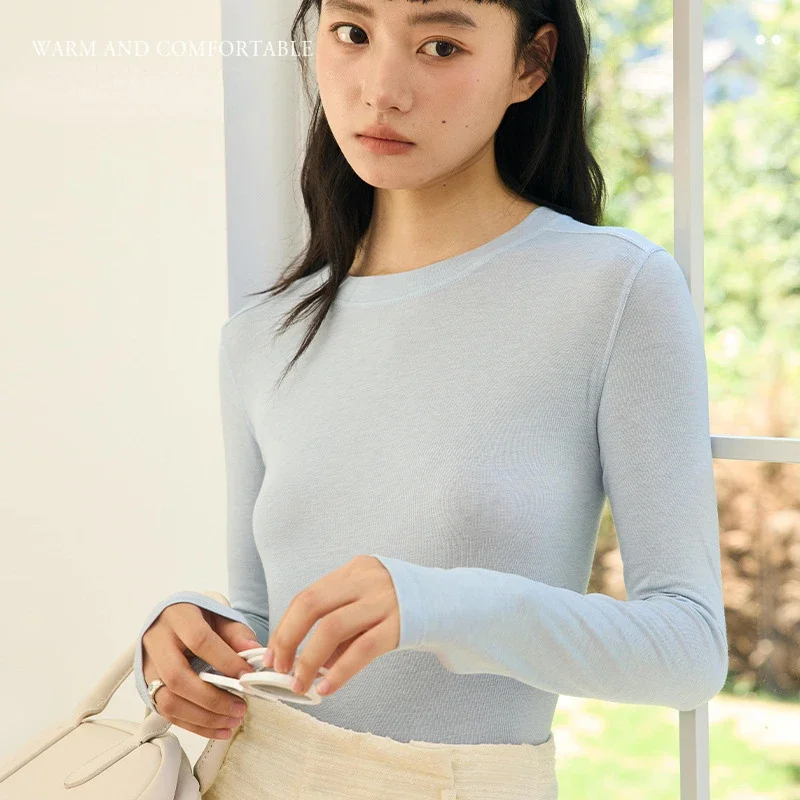 Autumn and Winter Bottoming Shirt Women Clothing Round Neck Warm Knitted Sweater Solid Color Inner Pullover Long-sleeved Top
Autumn and Winter Bottoming Shirt Women Clothing Round Neck Warm Knitted Sweater Solid Color Inner Pullover Long-sleeved Top