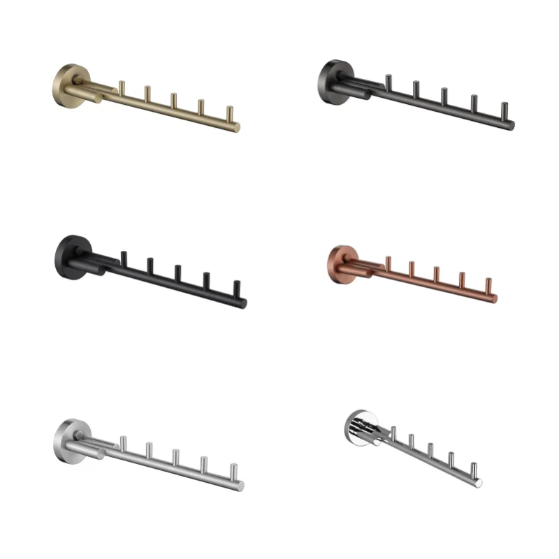 Stainless steel clothes drying hook, bathroom movable folding coat hook, bathroom rotating hook, bathroom hardware pendant
Stainless steel clothes drying hook, bathroom movable folding coat hook, bathroom rotating hook, bathroom hardware pendant