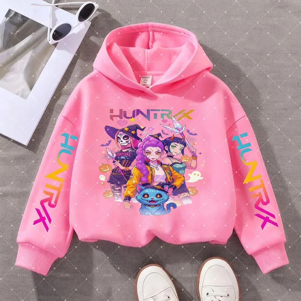 KPop Demon Hunters Kids Hoodie Sweatshirt with Cute Halloween Character Design, Stylish and Trendy for Children
KPop Demon Hunters Kids Hoodie Sweatshirt with Cute Halloween Character Design, Stylish and Trendy for Children
