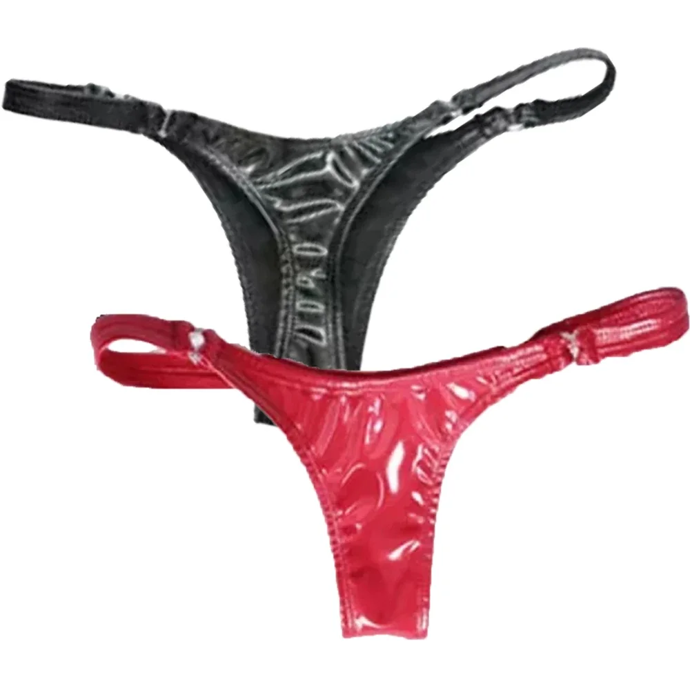 Women's Lingerie Sexy Panties PVC Patent Leather Thongs Briefs Low Rise Underpants Mini Bikini T-back G-strings Erotic Underwear
Women's Lingerie Sexy Panties PVC Patent Leather Thongs Briefs Low Rise Underpants Mini Bikini T-back G-strings Erotic Underwear