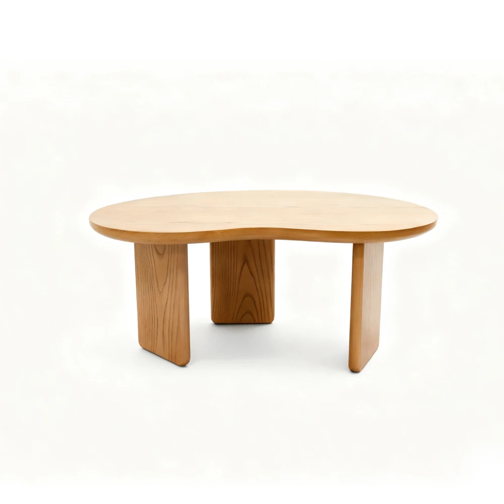 #Style Solid Wood Coffee Table, Nordic Modern Designer Coffee Table, Japanese-Style Log Coffee Table