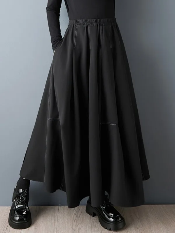 Spring Summer Casual Bla White Line A-Line Skirt plus Size Women's Faionable Versatile Slimming Midi Skirt High Waist Pol...
Spring Summer Casual Bla White Line A-Line Skirt plus Size Women's Faionable Versatile Slimming Midi Skirt High Waist Pol...