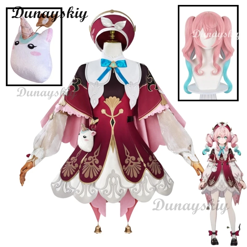 Hyacine Wig Dress Hat Uniform Cosplay Costume Game Honkai Star Rail Amphoreus Prop Carnival Halloween Party for Women Girls
Hyacine Wig Dress Hat Uniform Cosplay Costume Game Honkai Star Rail Amphoreus Prop Carnival Halloween Party for Women Girls