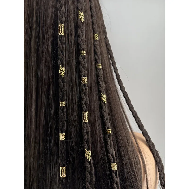 Gold Silver Dreadlock Hair Cuffs 40Pcs Set Assorted Metal Rings for Braids Vacation Party Hip Hop Style Sparkling Hair Jewelry
Gold Silver Dreadlock Hair Cuffs 40Pcs Set Assorted Metal Rings for Braids Vacation Party Hip Hop Style Sparkling Hair Jewelry
