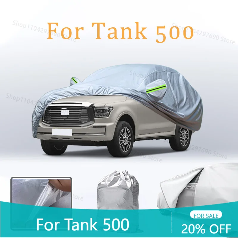 Car Cover Door Zipper Full Exterior Black Silvery-Auto Cover Sunshade Dustproof Sunscreen Reflective strips For Tank 500
Car Cover Door Zipper Full Exterior Black Silvery-Auto Cover Sunshade Dustproof Sunscreen Reflective strips For Tank 500