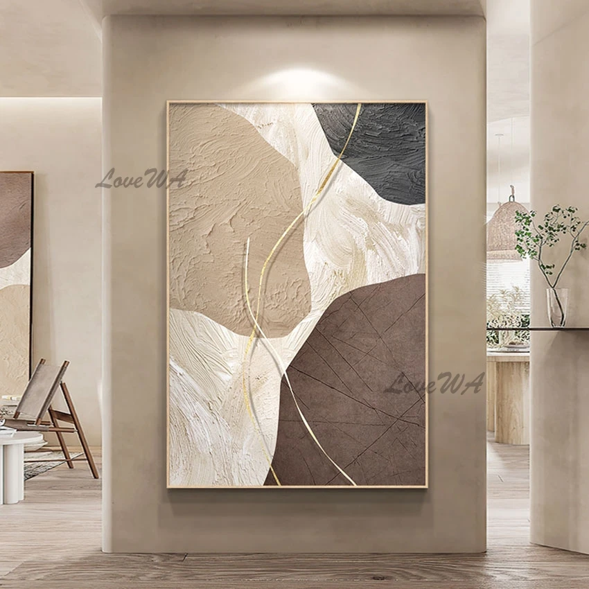 Large Size Gold Thread Acrylic Textured Abstract Painting High Quality Wall Art Picture For Hotel Decoration Artwork Frameless
Large Size Gold Thread Acrylic Textured Abstract Painting High Quality Wall Art Picture For Hotel Decoration Artwork Frameless