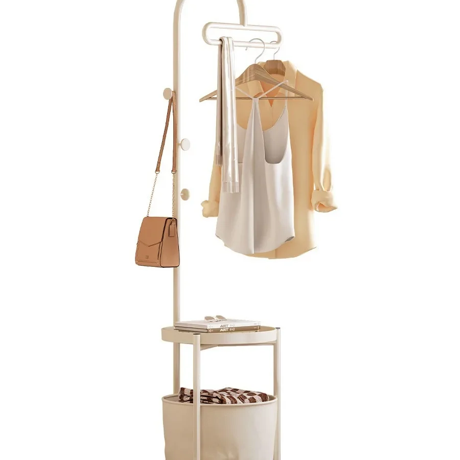 Home bedroom bedside table hanging clothes rack integrated mobile floor standing bedroom clothes rack cream
Home bedroom bedside table hanging clothes rack integrated mobile floor standing bedroom clothes rack cream