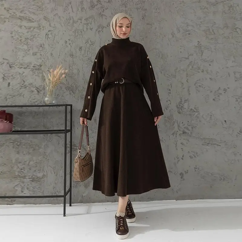 Casual Loose Long Sleeve round Neck Simple Skirt Set Autumn 2025 New Arrival Women's Fashion Set Three-Piece Long Pants Winte...
Casual Loose Long Sleeve round Neck Simple Skirt Set Autumn 2025 New Arrival Women's Fashion Set Three-Piece Long Pants Winte...