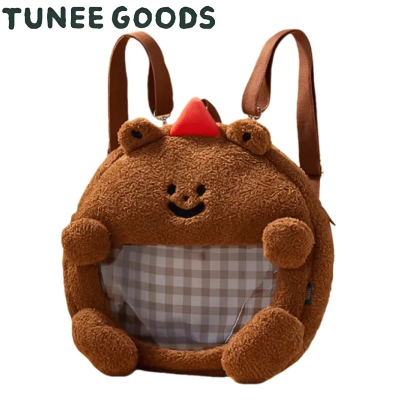 Рюкзак Tunee Goods, полупрозрачный значок, дисплей, товары Tunee с героями мультфильмов, Itabag, повседневная мода, большая вместимость, подарки для хранения предметов
Рюкзак Tunee Goods, полупрозрачный значок, дисплей, товары Tunee с героями мультфильмов, Itabag, повседневная мода, большая вместимость, подарки для хранения предметов