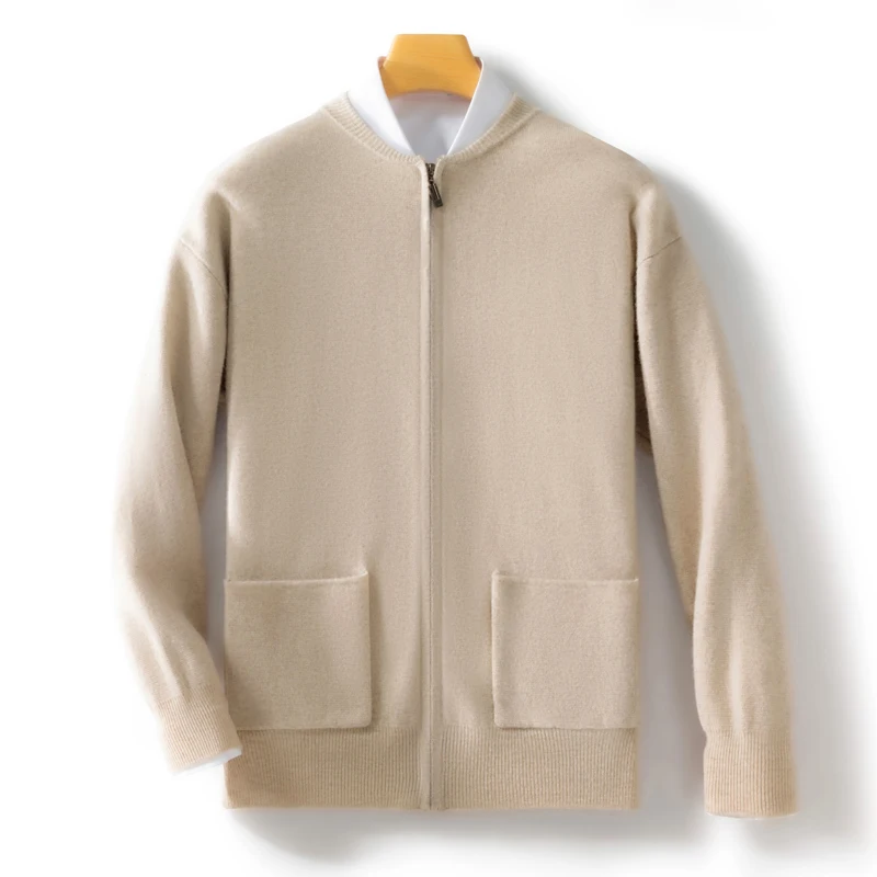 Autumn Winter Sweater 100% Merino Wool Sweater Men's Cardigan Sweater Clothes Thick Warm Knit Cozy Smart Casual Pullover Outwear
Autumn Winter Sweater 100% Merino Wool Sweater Men's Cardigan Sweater Clothes Thick Warm Knit Cozy Smart Casual Pullover Outwear