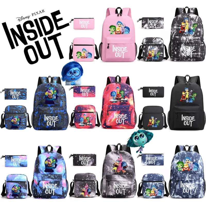 3pcs Disney Inside Out 2 Students School Bag Shoulder Bag Pencil Case Set Cute Cartoon Large Capacity Backpack Stationery Gifts
3pcs Disney Inside Out 2 Students School Bag Shoulder Bag Pencil Case Set Cute Cartoon Large Capacity Backpack Stationery Gifts