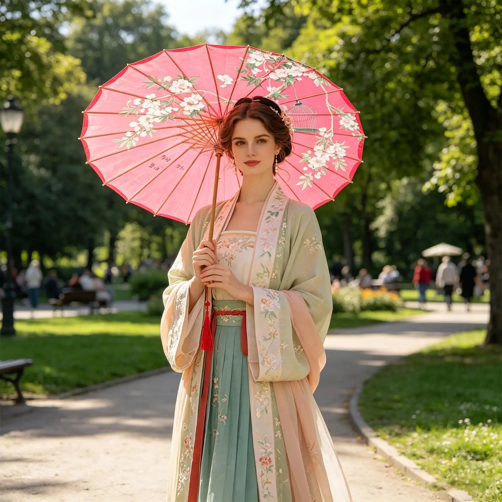 Chinese Umbrella Asian Classical Silk Elegant Chinese Cosplay Decoration Parasol Art For Birthday Parties Photography Role-play
Chinese Umbrella Asian Classical Silk Elegant Chinese Cosplay Decoration Parasol Art For Birthday Parties Photography Role-play
