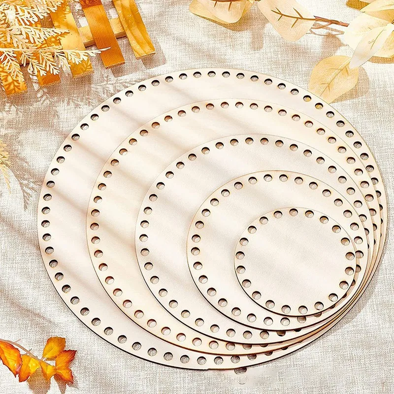 6pcs 20cm wooden bag base diy creative handmade round wooden bottom crochet basket weaving knitted wooden bottom bag board
6pcs 20cm wooden bag base diy creative handmade round wooden bottom crochet basket weaving knitted wooden bottom bag board