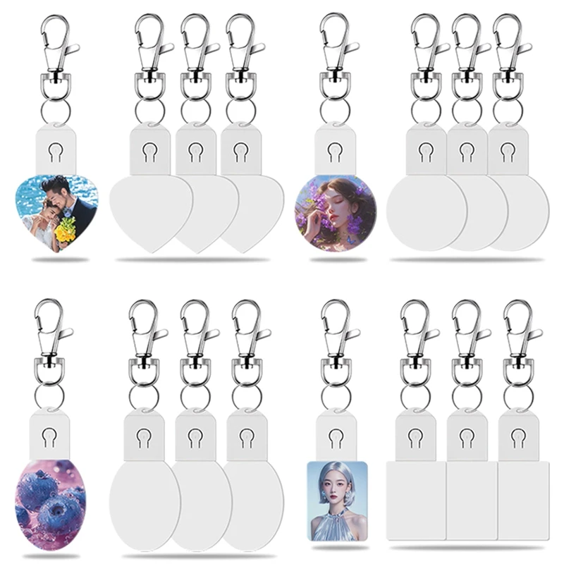 4PCS LED Sublimation Blank Keychain Acrylic Lighted Transfer DIY Crafts Fall Thanksgiving Christmas Keychain Gift
4PCS LED Sublimation Blank Keychain Acrylic Lighted Transfer DIY Crafts Fall Thanksgiving Christmas Keychain Gift
