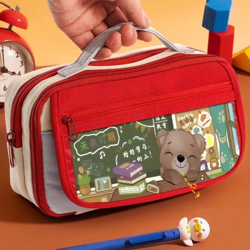 Aesthetic 9 Layers Pencil Case Zipper Bear Large Capacity Pencil Bag with Curriculum Schedule Portable Stationery Storage Bag
Aesthetic 9 Layers Pencil Case Zipper Bear Large Capacity Pencil Bag with Curriculum Schedule Portable Stationery Storage Bag