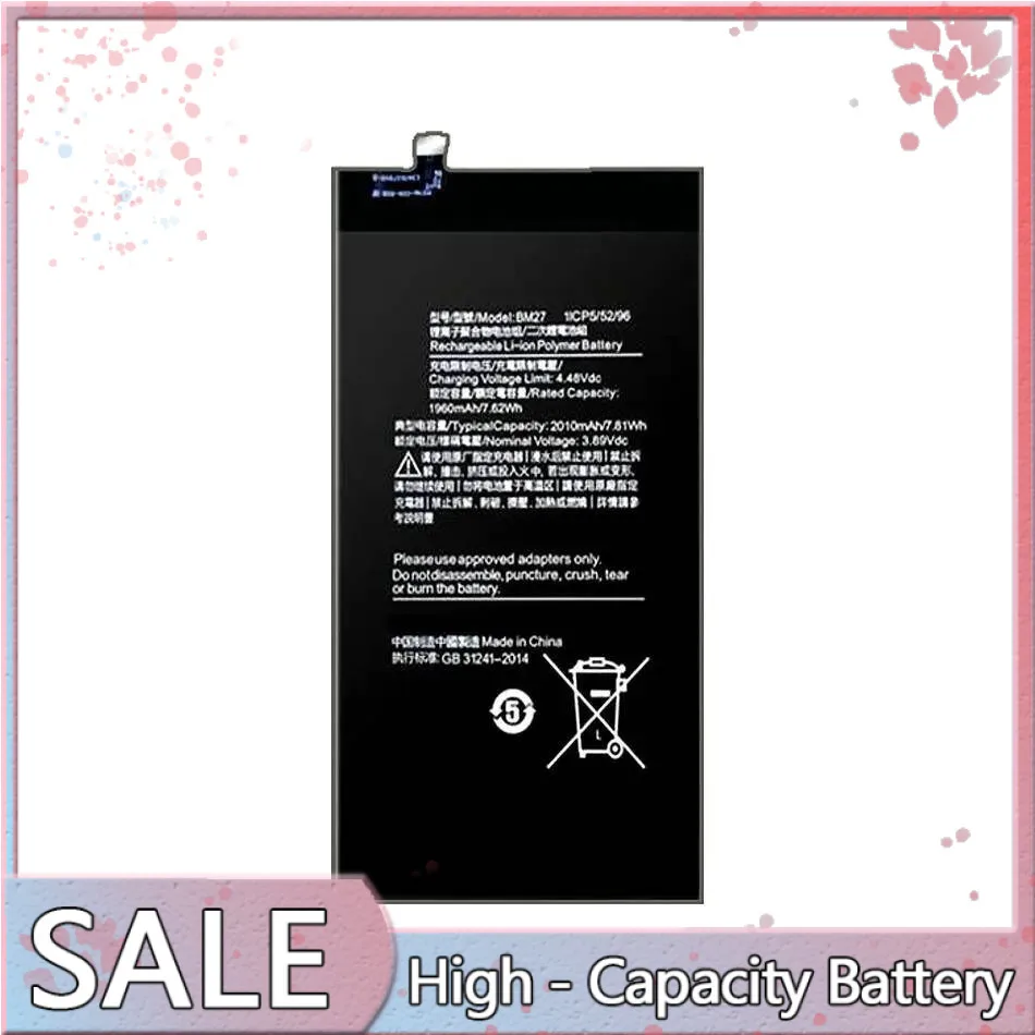 BM27 1960Mah Safe Mobile Phone Battery For Xiaomi Mix Fold 2 Premium Replacement
BM27 1960Mah Safe Mobile Phone Battery For Xiaomi Mix Fold 2 Premium Replacement
