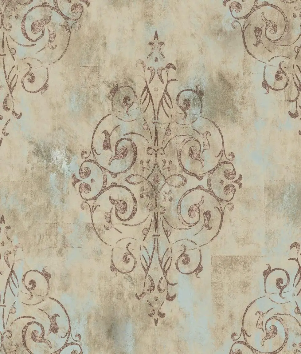Peel and Stick Wallpaper Vintage Damask Deep Yellow/Mist Blue/Brown 17.7in x 32.8ft for Walls Bathroom Bedroom Home Decor
Peel and Stick Wallpaper Vintage Damask Deep Yellow/Mist Blue/Brown 17.7in x 32.8ft for Walls Bathroom Bedroom Home Decor