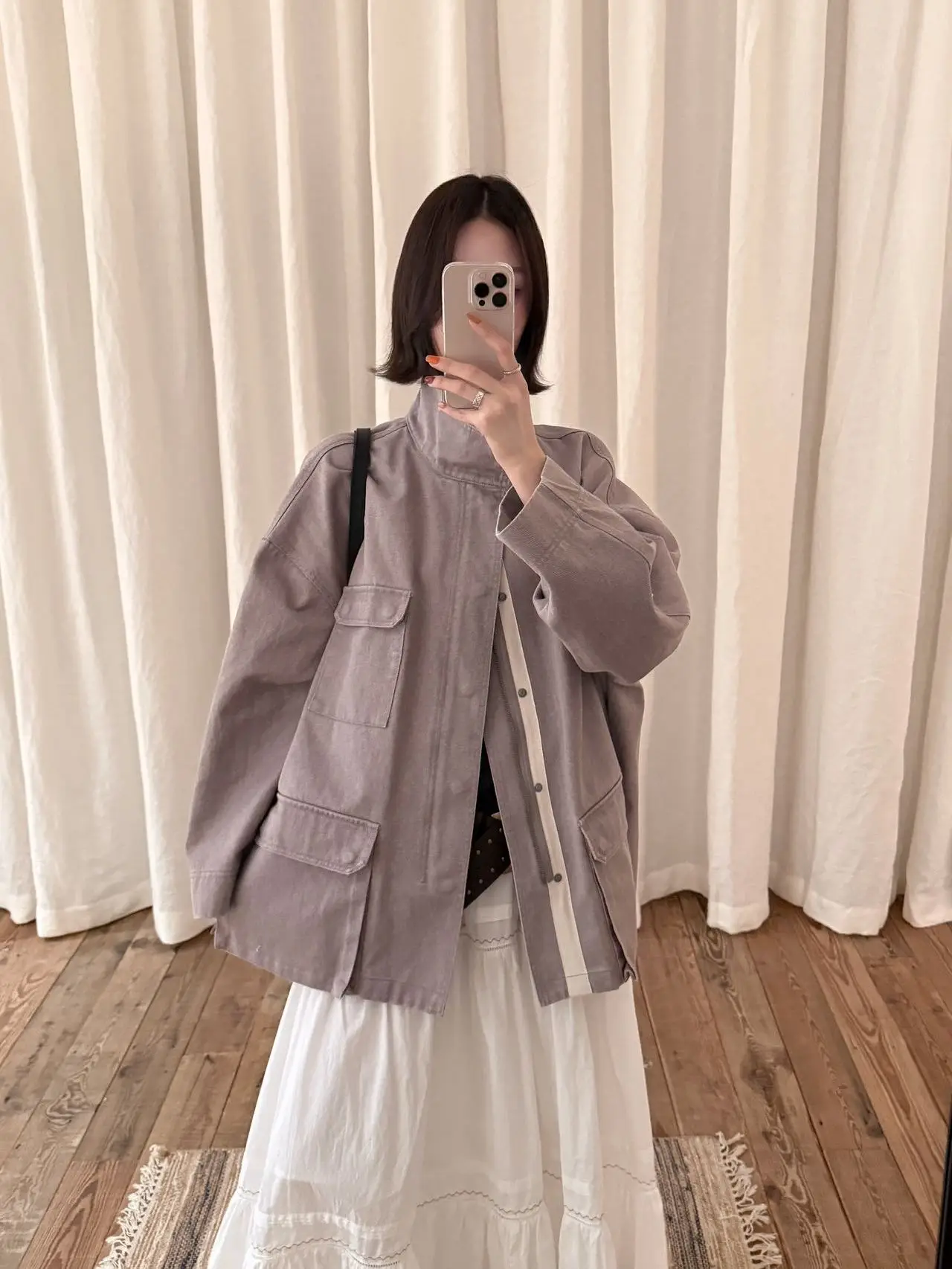 Washed Denim Jacket Women's Spring Fashion Large Pocket Commute Style Outerwear Casual Elegant Female Coat S7192
Washed Denim Jacket Women's Spring Fashion Large Pocket Commute Style Outerwear Casual Elegant Female Coat S7192
