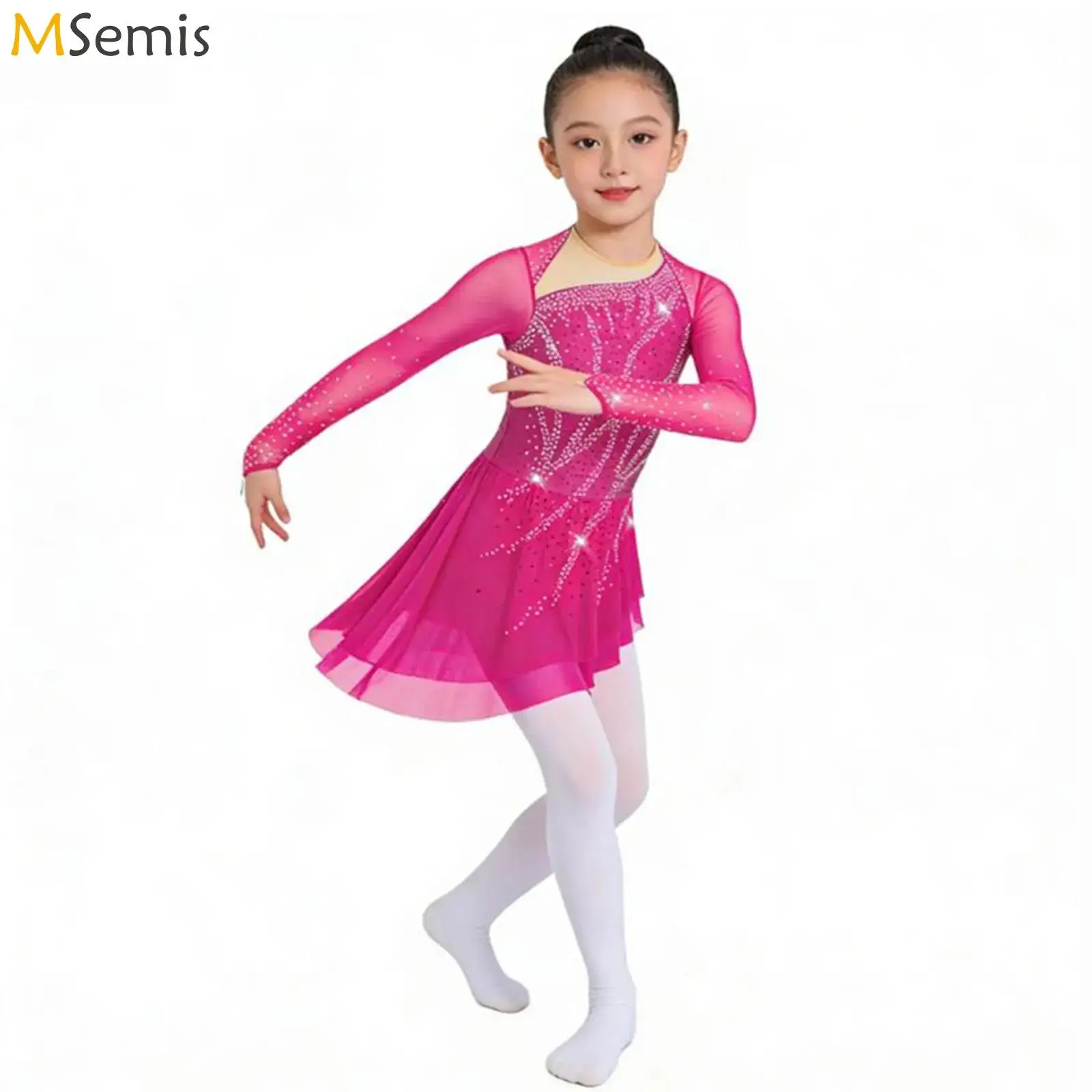 Kids Girls Gymnastics Leotards Artistic Ballet Jersey Figure Skating Dance Dress Sparkly Rhinestones Lyrical Dance Costume
Kids Girls Gymnastics Leotards Artistic Ballet Jersey Figure Skating Dance Dress Sparkly Rhinestones Lyrical Dance Costume