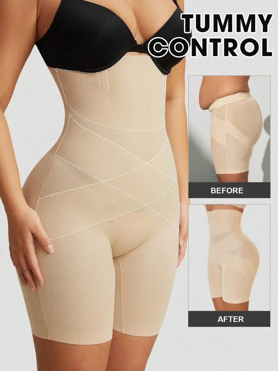High Waist Criss-Cross Tummy Control Seamless Shapewear Shorts For Women
High Waist Criss-Cross Tummy Control Seamless Shapewear Shorts For Women