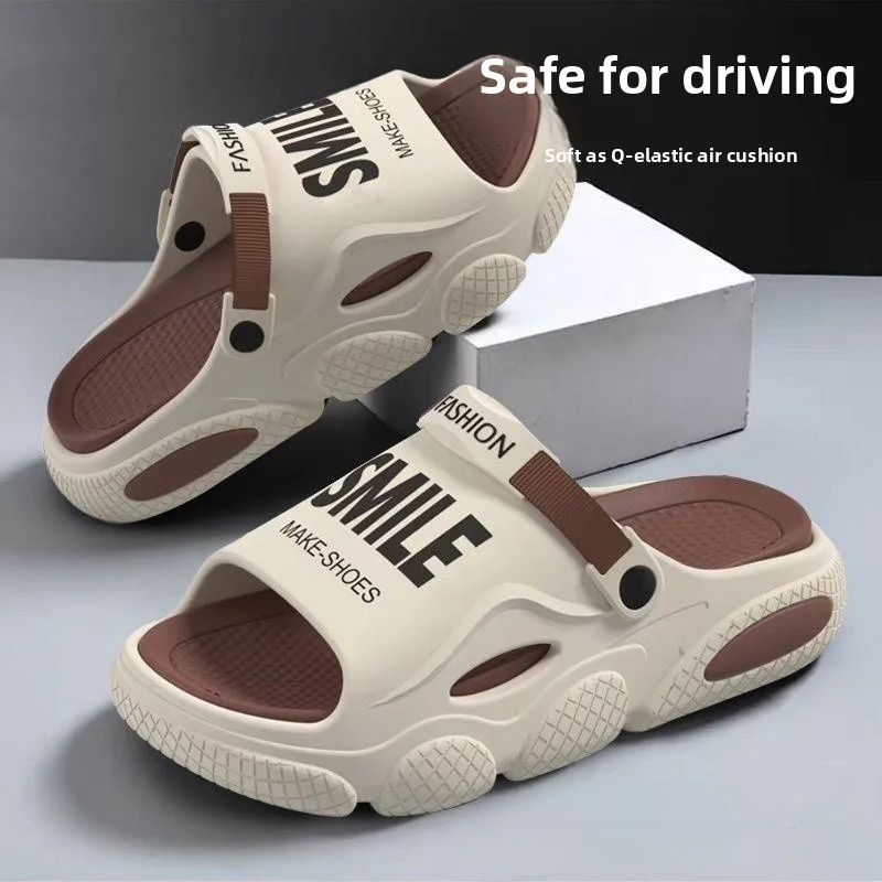 Men's Summer Slippers Driving Outdoor Wear Sports Beach Fashion Trend PVC Material Home Anti-slip Slip-on Slippers
Men's Summer Slippers Driving Outdoor Wear Sports Beach Fashion Trend PVC Material Home Anti-slip Slip-on Slippers