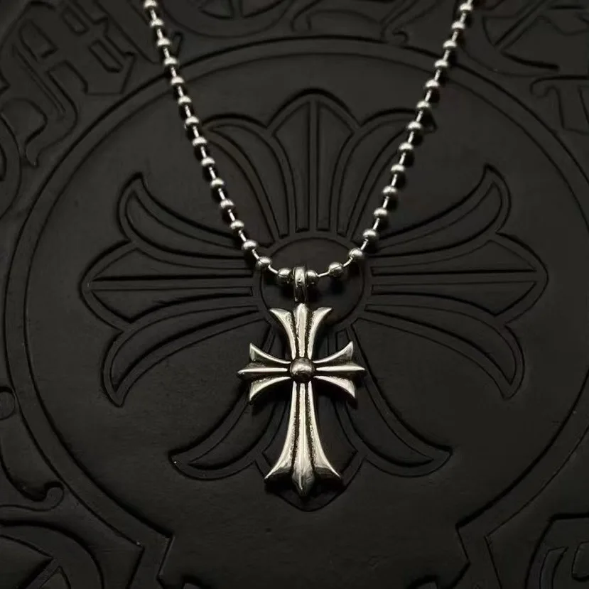S925 Pure Silver necklace basic cross Thai silver retro cross-border sweater chain high sense autumn and winter
S925 Pure Silver necklace basic cross Thai silver retro cross-border sweater chain high sense autumn and winter