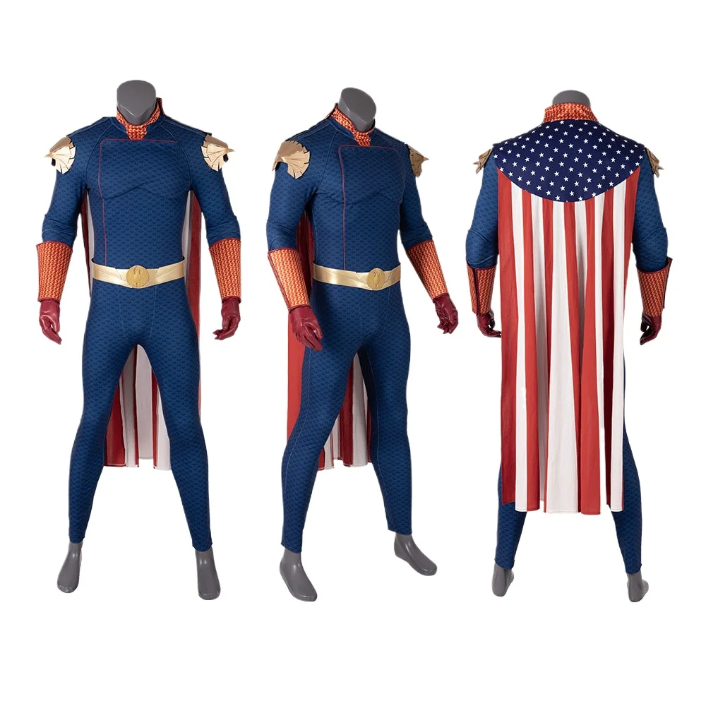 Костюм Homelander Zentai для косплея мальчиков, костюм для косплея на Хэллоуин, боевой костюм, костюм с комбинезоном Zentai, армированные ботинки
Костюм Homelander Zentai для косплея мальчиков, костюм для косплея на Хэллоуин, боевой костюм, костюм с комбинезоном Zentai, армированные ботинки