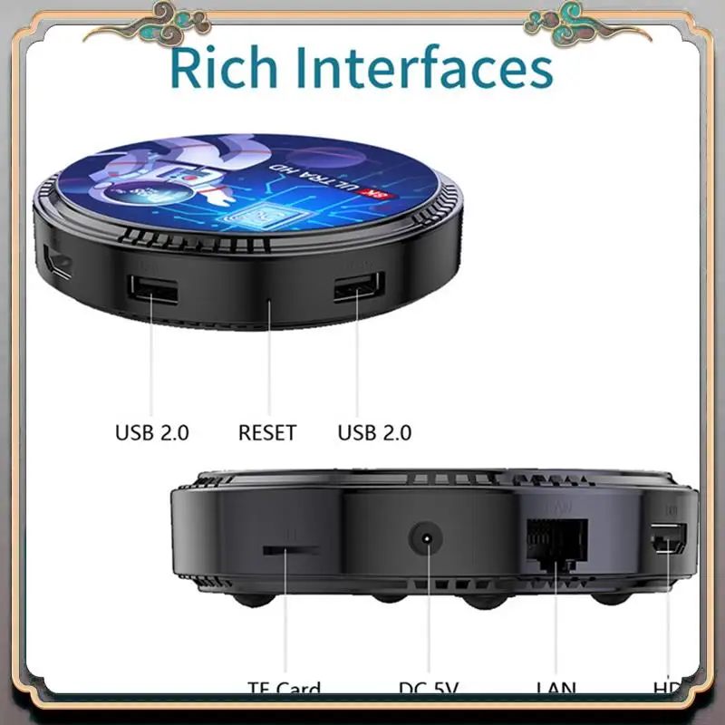 TV98MAX TV Box 4G + 64G Allwinner H618 Android 12 Smart TV Box 2,4G + 5G WIFI + Bluetooth 5,0 H265 TV98 Медиаплеер Простая в использовании вилка стандарта США
TV98MAX TV Box 4G + 64G Allwinner H618 Android 12 Smart TV Box 2,4G + 5G WIFI + Bluetooth 5,0 H265 TV98 Медиаплеер Простая в использовании вилка стандарта США