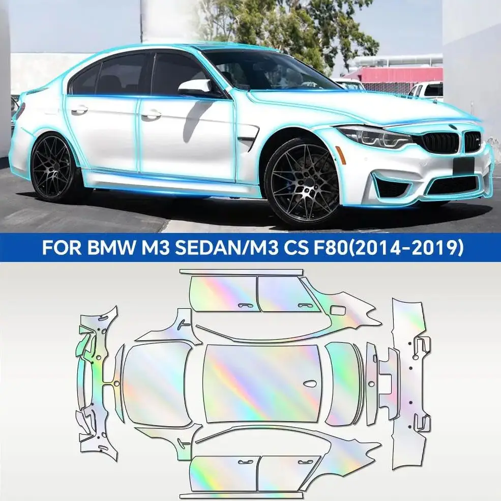 For BMW M3 Sedan CS F80 2014-2019 TPU Pre-cut PPF Matte And Clear Paint Protective Film Custom Anti Scratch Self Healing Shield
For BMW M3 Sedan CS F80 2014-2019 TPU Pre-cut PPF Matte And Clear Paint Protective Film Custom Anti Scratch Self Healing Shield