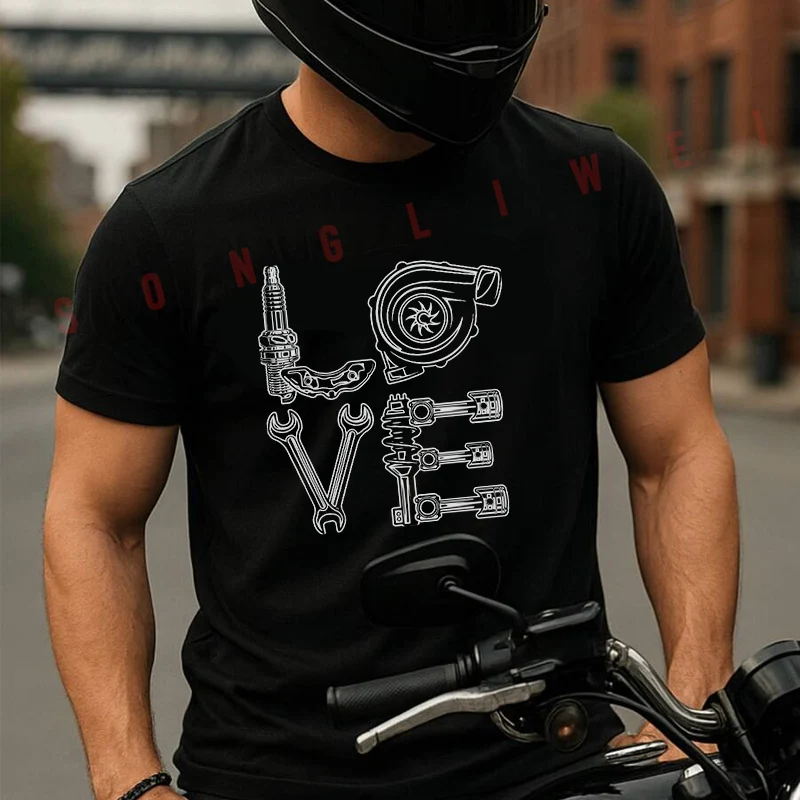 Summer Automotive Parts LOVE Design T-Shirt Men Women Moto Breathable Quick Drying Racing Suit Short Sleeved Sports T Shirt
Summer Automotive Parts LOVE Design T-Shirt Men Women Moto Breathable Quick Drying Racing Suit Short Sleeved Sports T Shirt