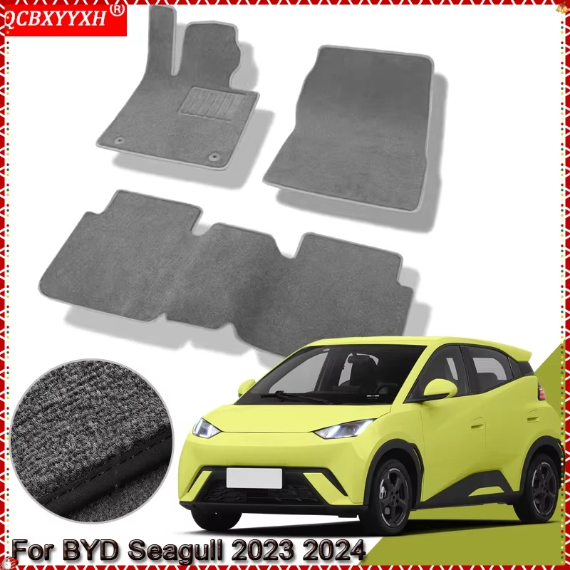 Custom Car Floor Mats Waterproof Non-Slip Floor Mats Internal Protection Carpets Rugs Auto Accessory For BYD Seagull 2023 2024
Custom Car Floor Mats Waterproof Non-Slip Floor Mats Internal Protection Carpets Rugs Auto Accessory For BYD Seagull 2023 2024