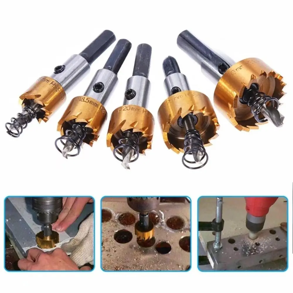 Heavy Duty Hole Opener Drill Bits High Speed Steel Wear-resistant Core Drill Bit Set With Wrenches 16/18.5/20/25/30 mm
Heavy Duty Hole Opener Drill Bits High Speed Steel Wear-resistant Core Drill Bit Set With Wrenches 16/18.5/20/25/30 mm