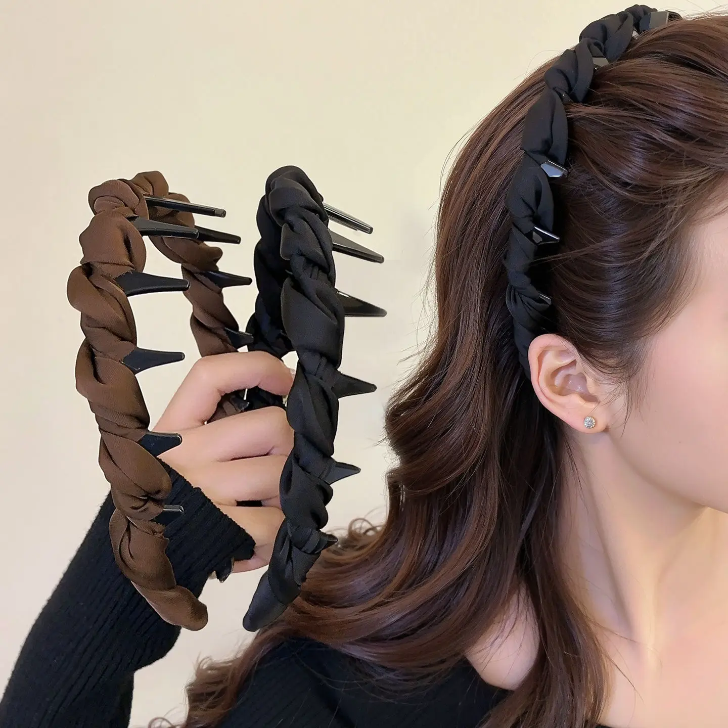 Wave headband wash face headband with teeth anti-skid pressure hair clip hair accessories
Wave headband wash face headband with teeth anti-skid pressure hair clip hair accessories