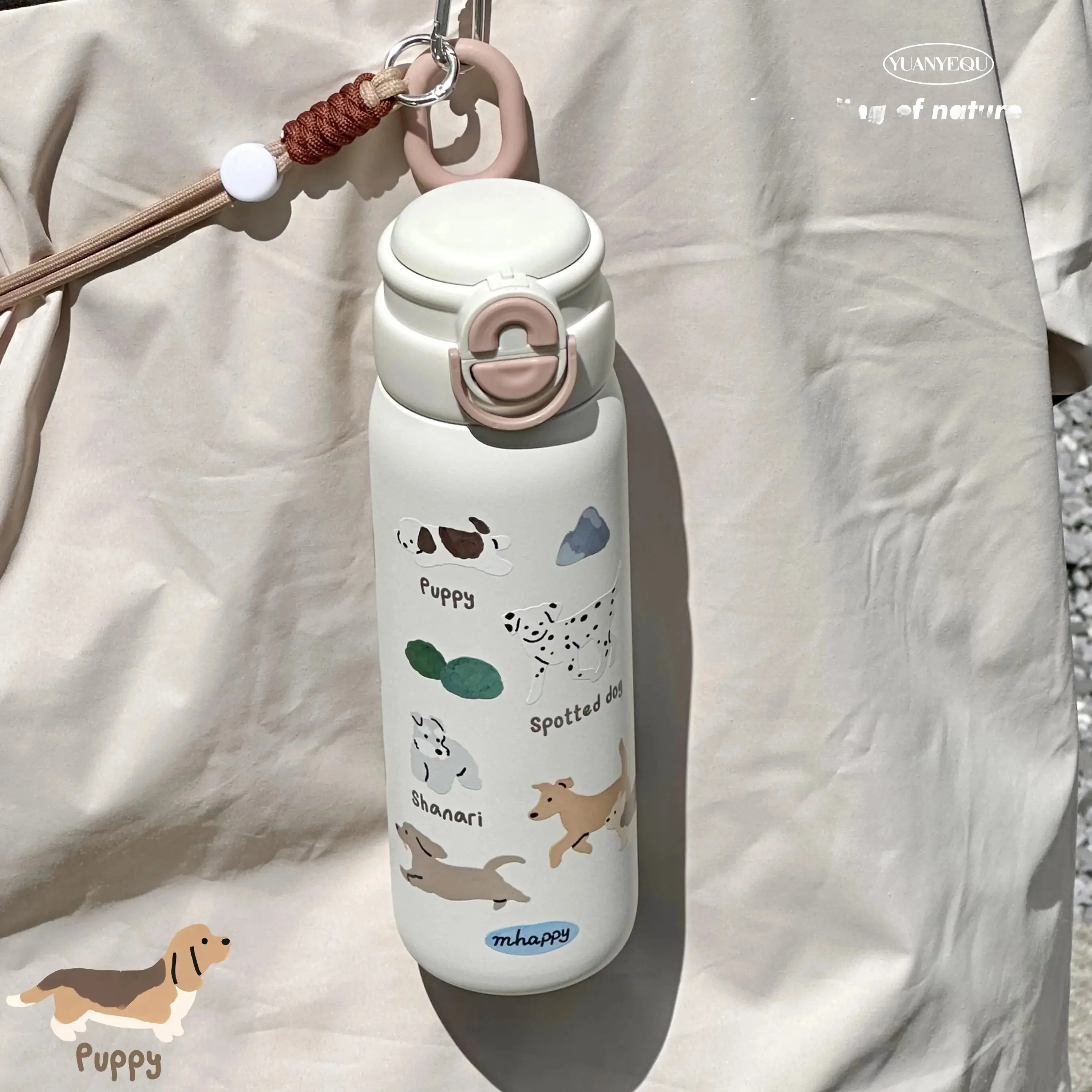 Wild Fun Dog Student Large Capacity Straw Direct Drink Dual Drink Cup 316 Stainless Steel Insulated Water Bottle Elastic Lid
Wild Fun Dog Student Large Capacity Straw Direct Drink Dual Drink Cup 316 Stainless Steel Insulated Water Bottle Elastic Lid