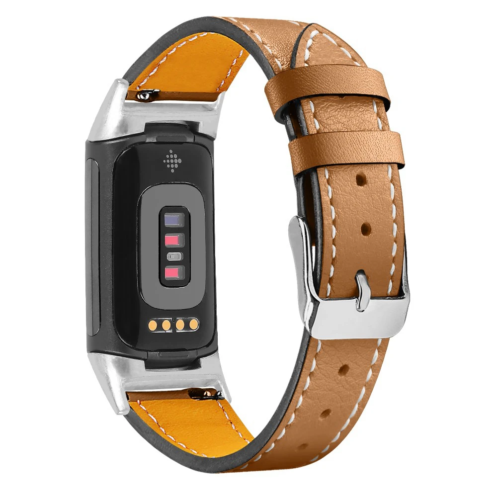 Compatible Replacement Band for Fitbit Charge 5, Genuine Leather Strap Buckle Closure Black
Compatible Replacement Band for Fitbit Charge 5, Genuine Leather Strap Buckle Closure Black
