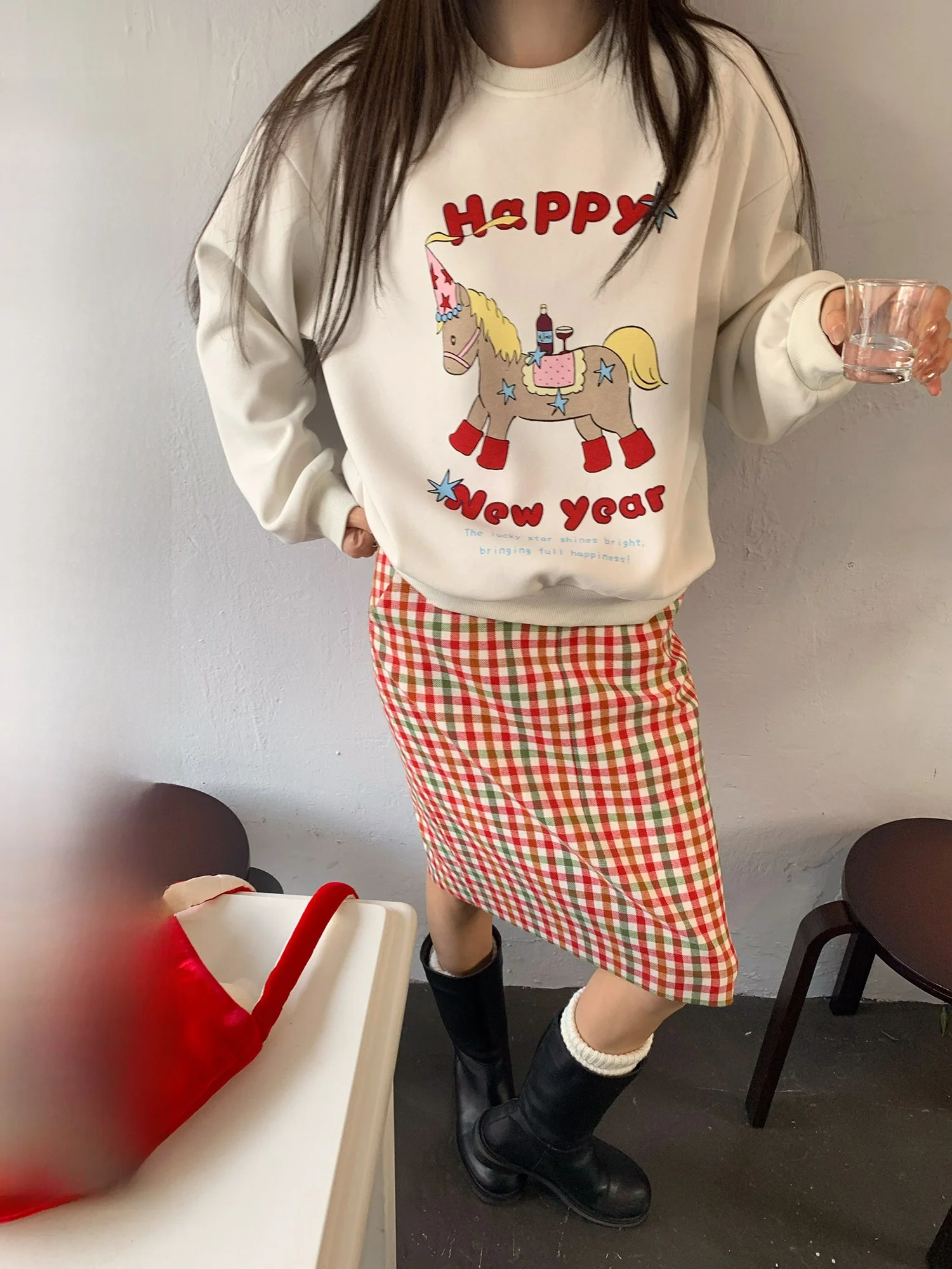 Плиссированная шерстяная юбка прямого кроя с высокой талией, повседневная, для больших размеров, в стиле Sle Par
Плиссированная шерстяная юбка прямого кроя с высокой талией, повседневная, для больших размеров, в стиле Sle Par