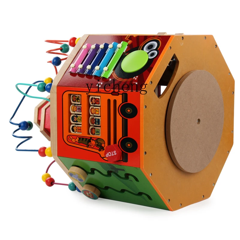 Tqh Children's Big round Beads Beaded Multifunctional Infant Wooden Octahedral Treasure Chest Educational Toys
Tqh Children's Big round Beads Beaded Multifunctional Infant Wooden Octahedral Treasure Chest Educational Toys