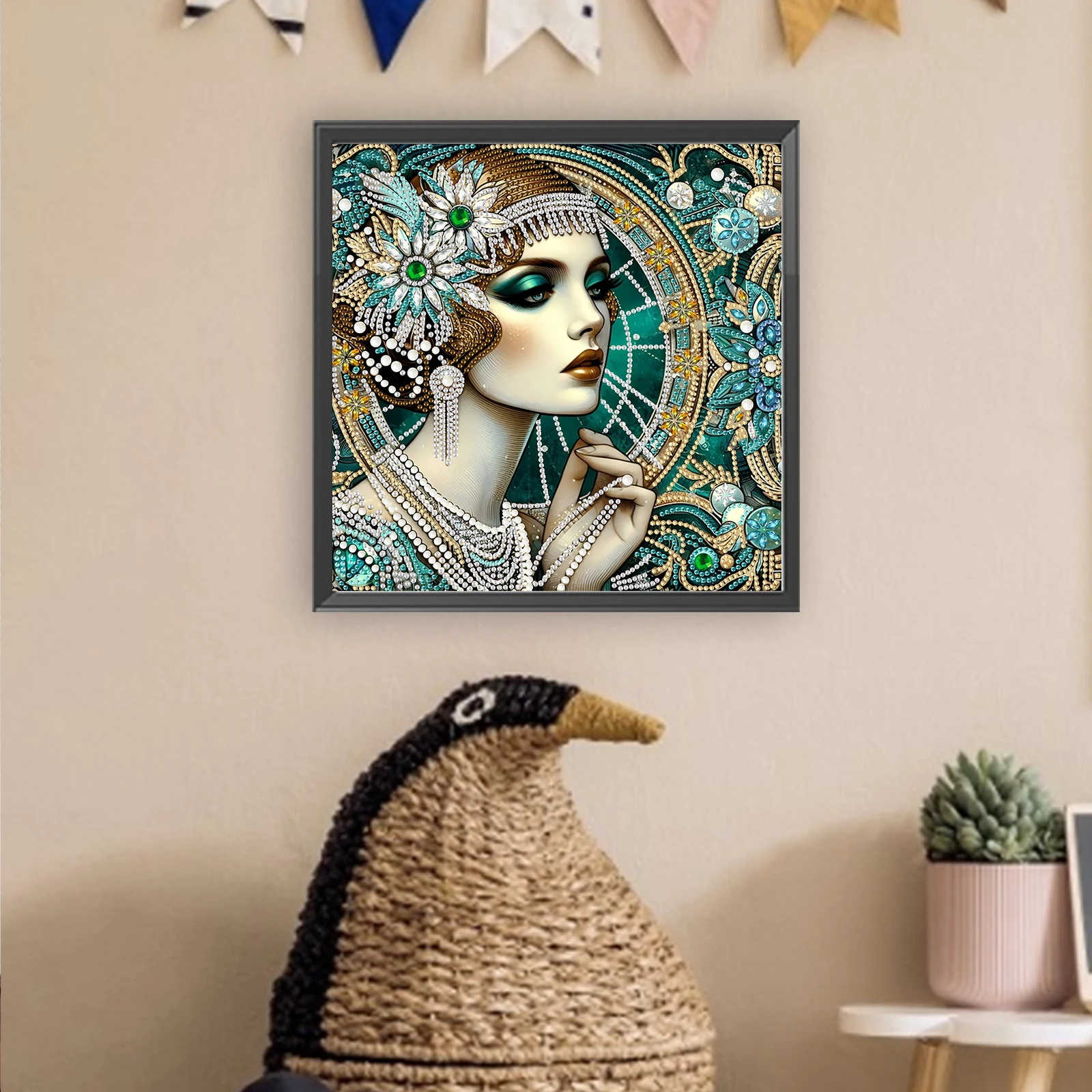 Cyan Beauty Special Shaped 5D DIY Partial Drill Diamond Painting Kit 30x30cm
Cyan Beauty Special Shaped 5D DIY Partial Drill Diamond Painting Kit 30x30cm